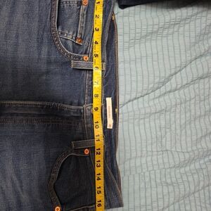 Women's Levis Ribcage Bell Blue Jeans